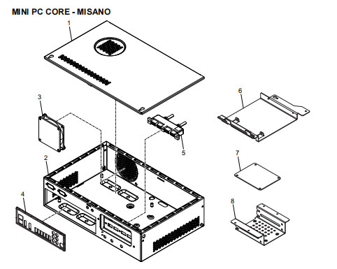 ΑΤΜ ανταλλακτικά NCRMINI PC CORE - MISANO 445-0727528