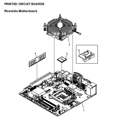 ΑΤΜ ανταλλακτικά NCR Motherboard 445-0750199 Motherboard, INTEL ATOM D2550, MINI-ITX, "LANIER II" - TOP LEVE