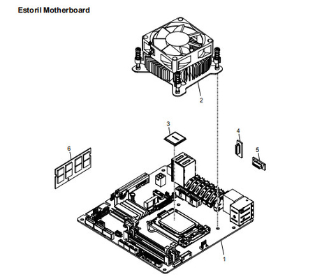 ΑΤΜ ανταλλακτικά NCR Estoril Motherboard 445-0764456