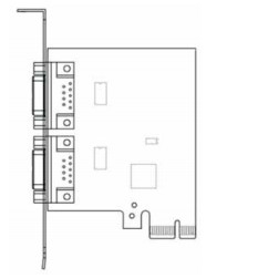 Εναλλακτικά εξαρτήματα ΑΤΜ NCR 009-0030956 RS232 PCIE X 1 ADD-IN CARD
