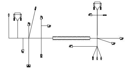 Τμήματα ανταλλακτικών 445-0752450 6623 FASCIA POWER HARNESS