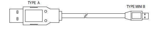 ΑΤΜ ανταλλακτικά 009-0020704 ΚΑΜΒΕΛ USB ΤΥΠΟΣ Α προς ΤΥΠΟΣ ΜΙΝΙ Β ΥΠΟΣΤΡΟΠΗ (480MBPS) 1500MM