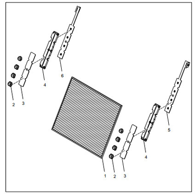 15 ιντσών οθόνη με FDK 009-0029538 445-0725723 445-0704532 445-0733367 445-0704530 445-0704535