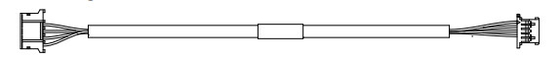 Μέρη μηχανής ATM 445-0751009 LVDS SUNLIGHT POWER HARNESS, 1200MM