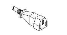 Μέρη μηχανής ATM 009-0025174 IEC PLUG CABLE, 10 AMP, 2500MM