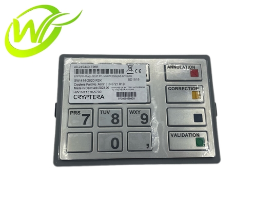 Μέρη μηχανών ATM Diebold ATM 49249440726B EPP7 ((BSC),LGE,ST STL,HTR,FRE,QZ1,COMMA,X,I,_,O