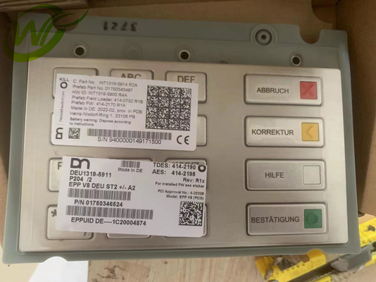 175-0346524 πληκτρολόγιο 1750346524 του ΕΛΚ V8 Wincor ανταλλακτικών του ATM